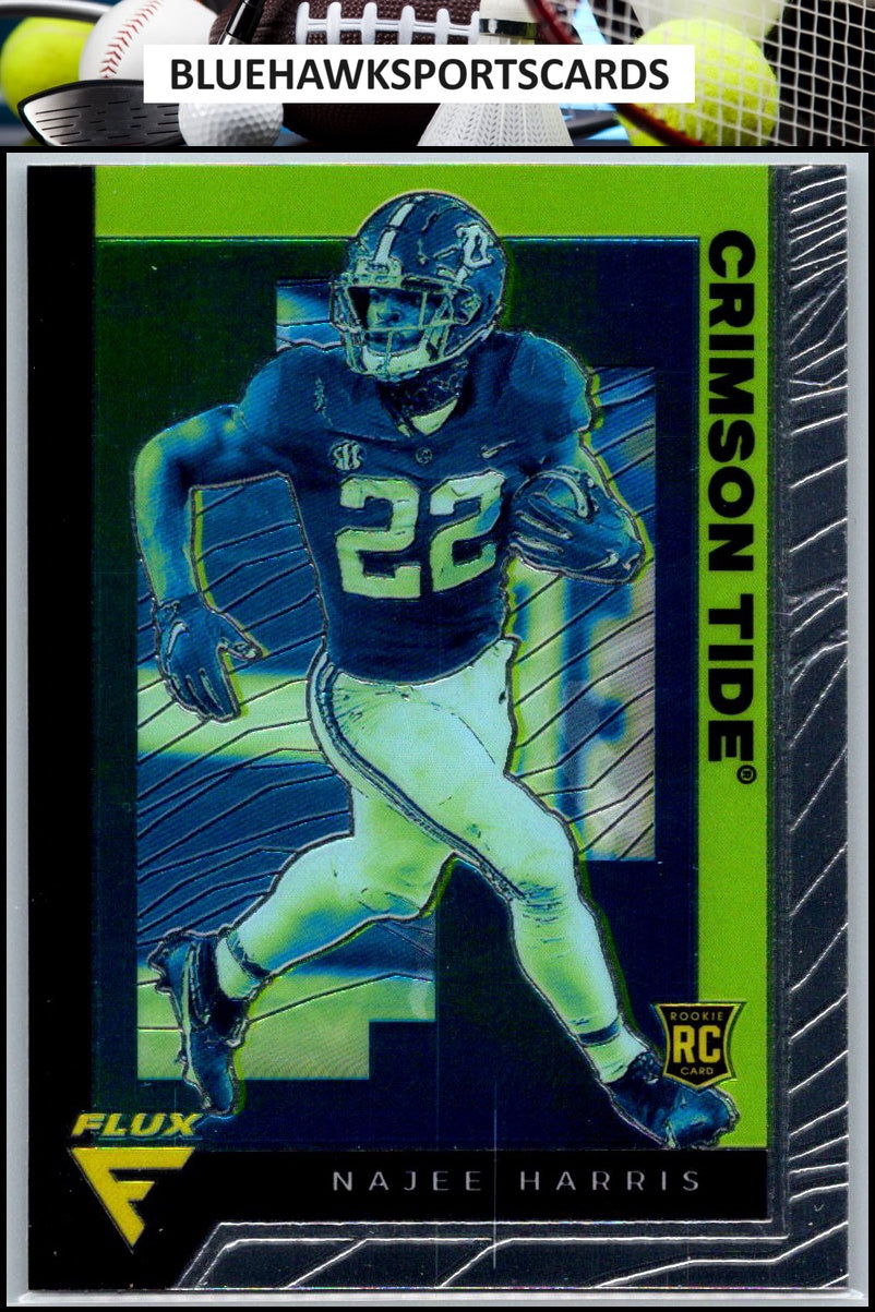 2021 Panini Chronicles Draft Picks #241 Najee Harris Flux Base Silver