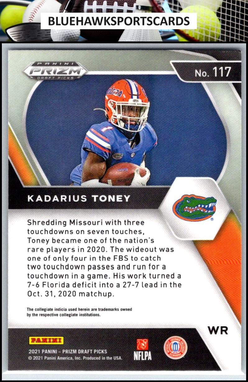 2021 Panini Prizm Draft Picks Collegiate #117 Kadarius Toney