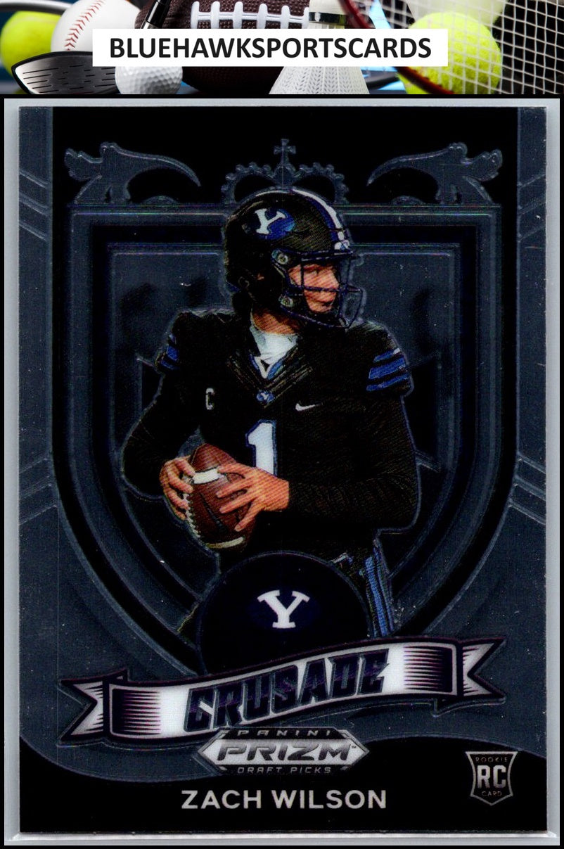 2021 Panini Prizm Draft Picks Collegiate #168 Zach Wilson