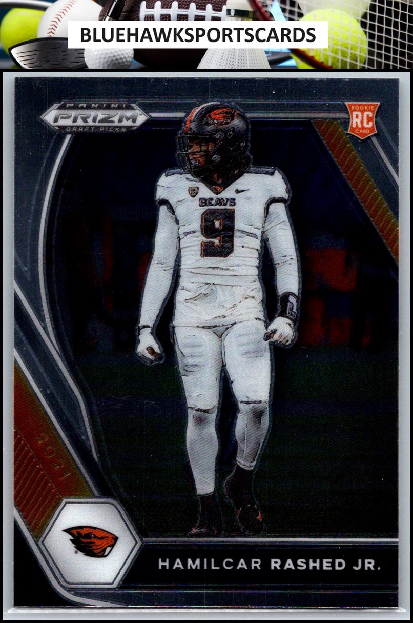 2021 Panini Prizm Draft Picks Collegiate #141 Hamilcar Rashed Jr.