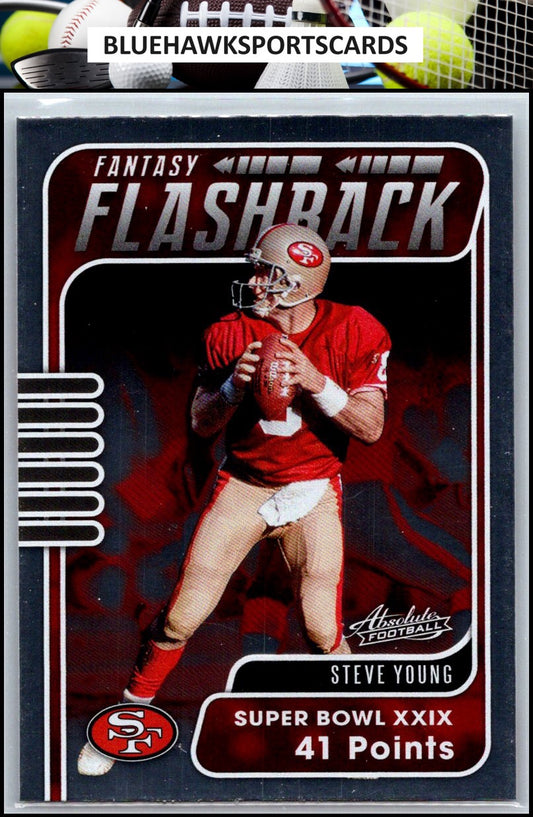 2020 Panini Absolute #FF-SY Steve Young Fantasy Flashback
