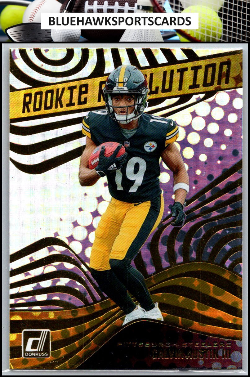 2022 Donruss #REV-35 Calvin Austin III Rookie Revolution