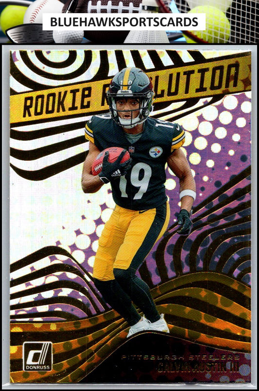 2022 Donruss #REV-35 Calvin Austin III Rookie Revolution