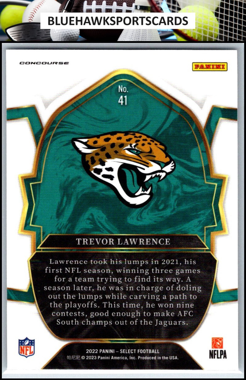 2022 Panini Select #41 Trevor Lawrence