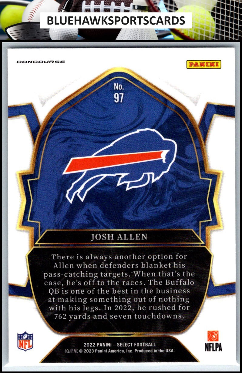 2022 Panini Select #97 Josh Allen