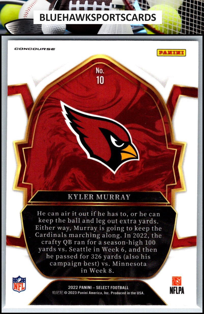 2022 Panini Select #10 Kyler Murray