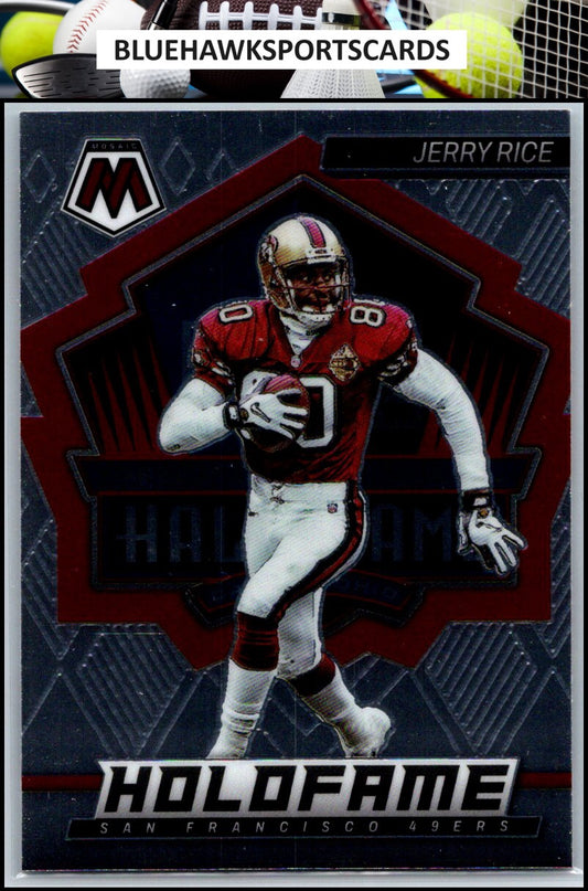 2022 Panini Mosaic #HF-9 Jerry Rice HoloFame