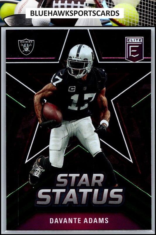 2023 Donruss Elite #13 Davante Adams Star Status Green