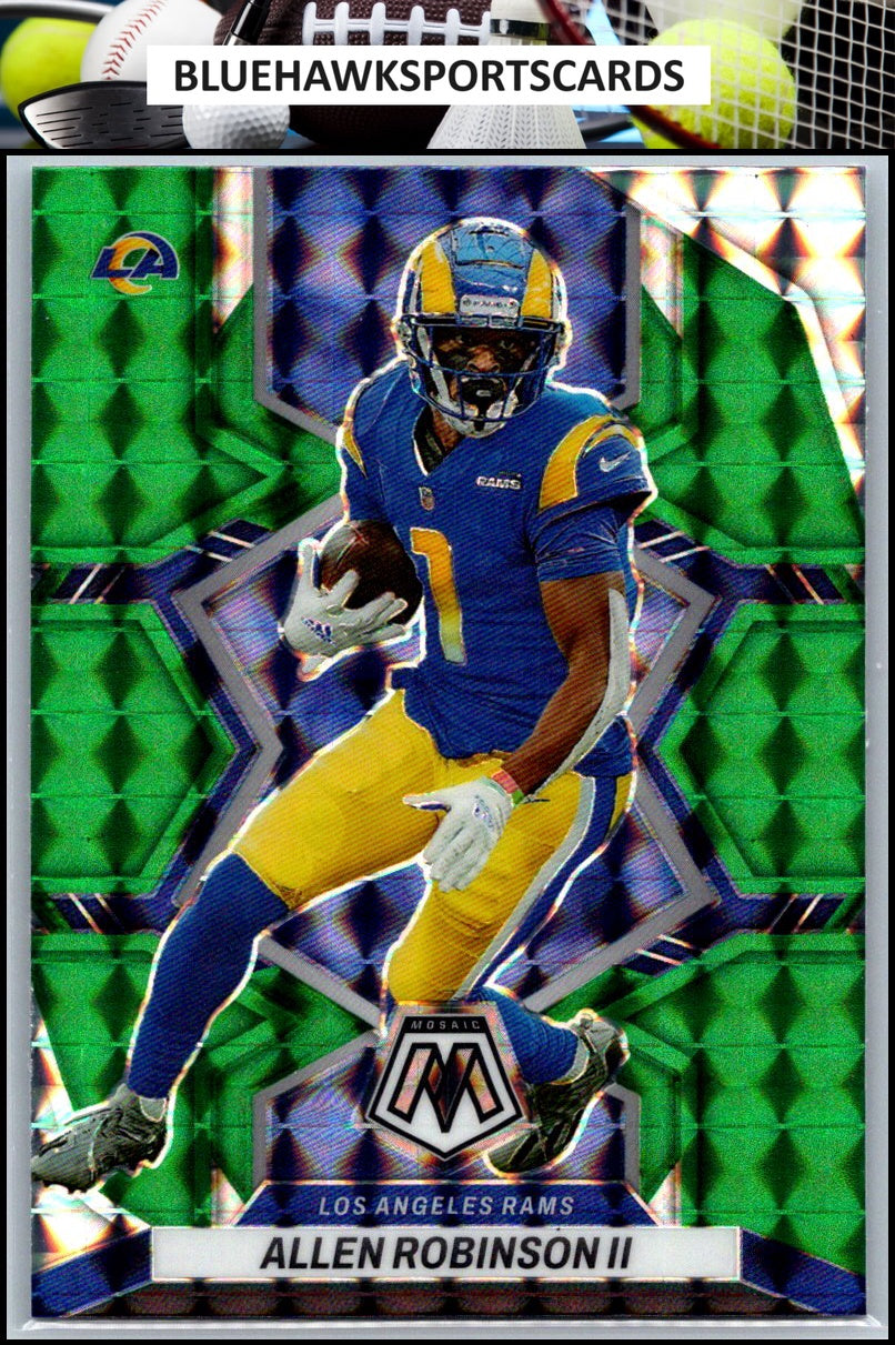 2022 Panini Mosaic #111 Allen Robinson II Mosaic Green