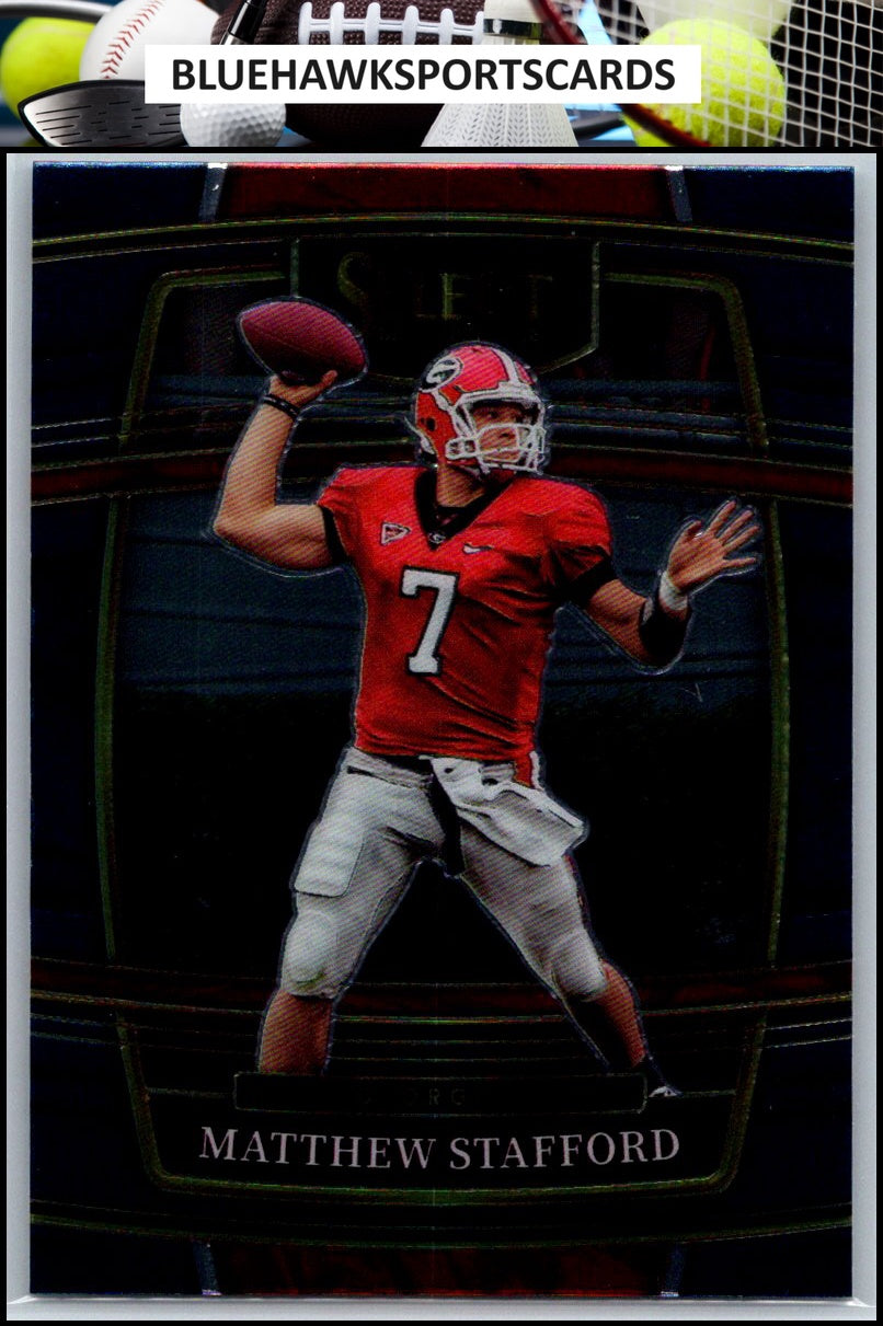 2022 Panini Select Draft Picks #67 Matthew Stafford Blue (Retail Base)