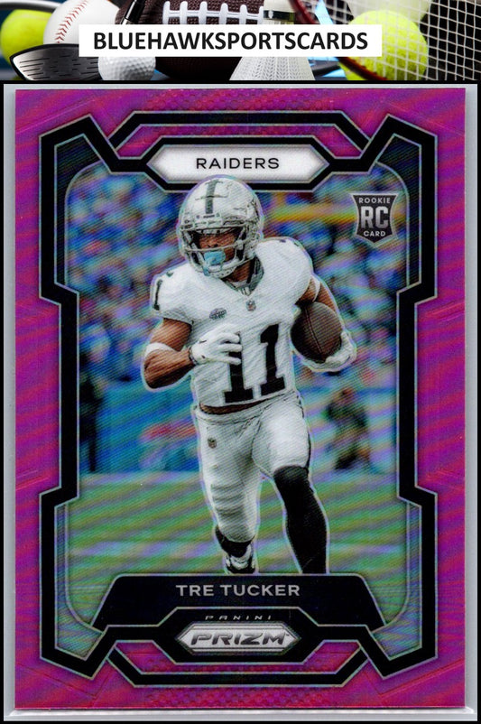 2023 Panini Prizm #362 Tre Tucker Pink