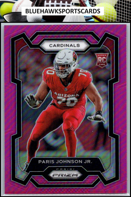 2023 Panini Prizm #304 Paris Johnson Jr. Pink