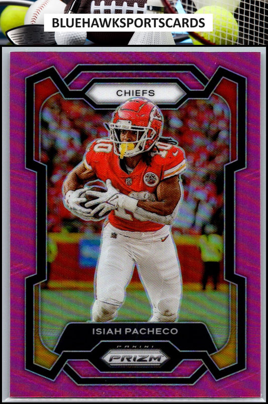 2023 Panini Prizm #144 Isiah Pacheco Pink