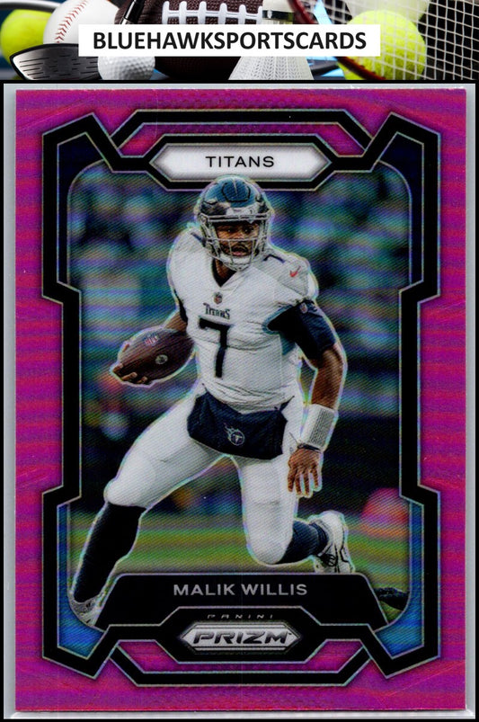2023 Panini Prizm #289 Malik Willis Pink
