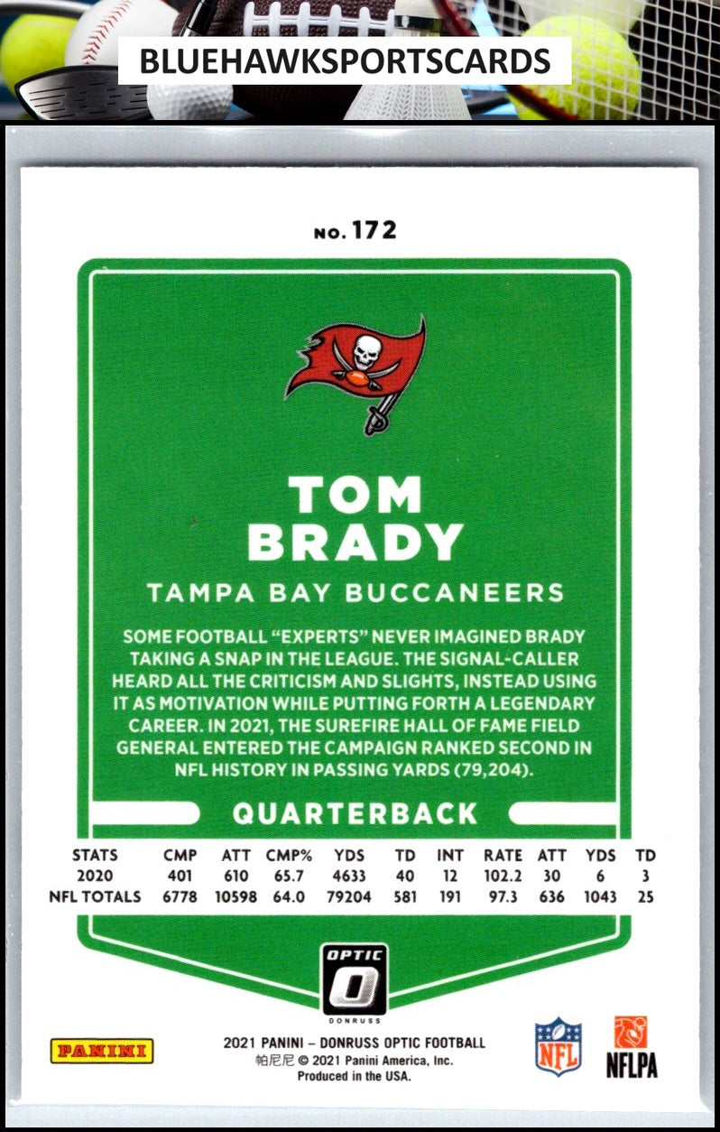 2021 Donruss Optic #172 Tom Brady