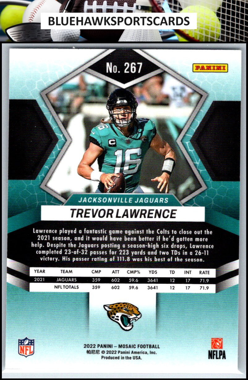 2022 Panini Mosaic #267 Trevor Lawrence