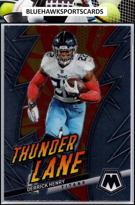 2023 Panini Mosaic #TL-DH Derrick Henry Thunder Lane
