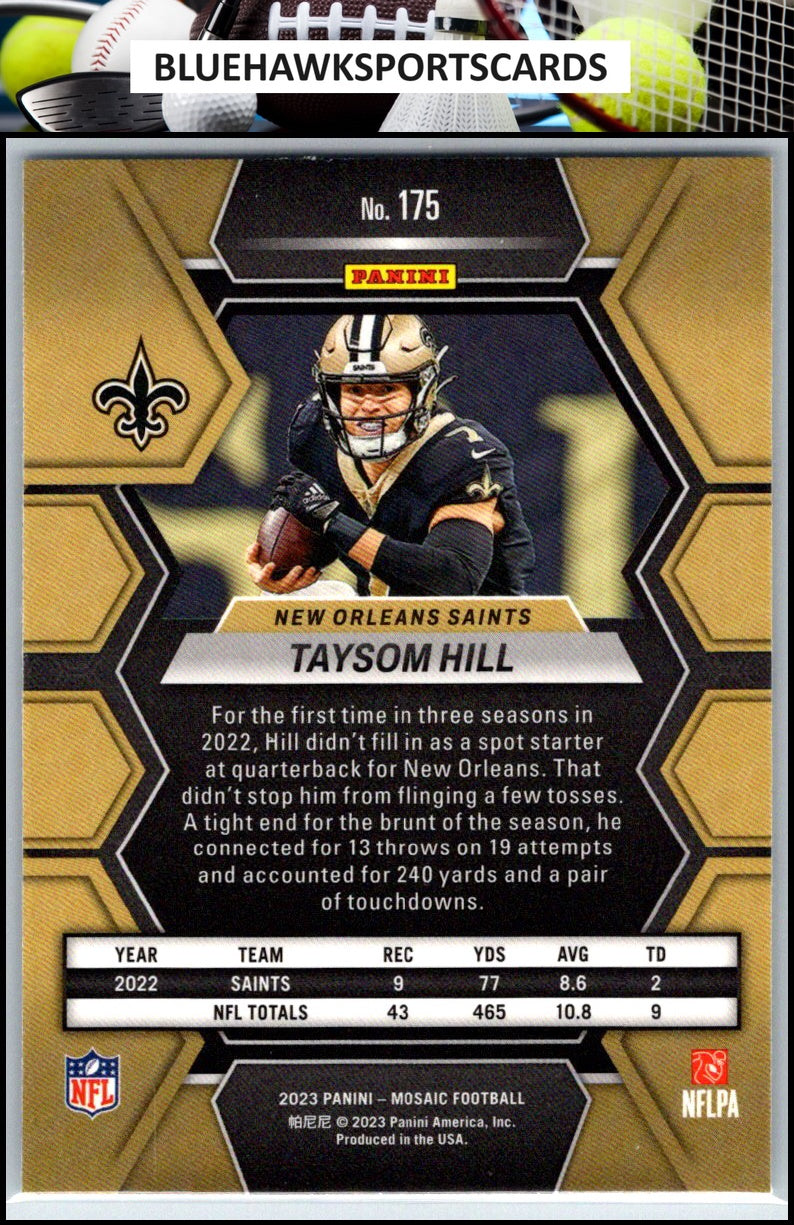 2023 Panini Mosaic #175 Taysom Hill