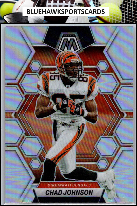 2023 Panini Mosaic #47 Chad Johnson Silver