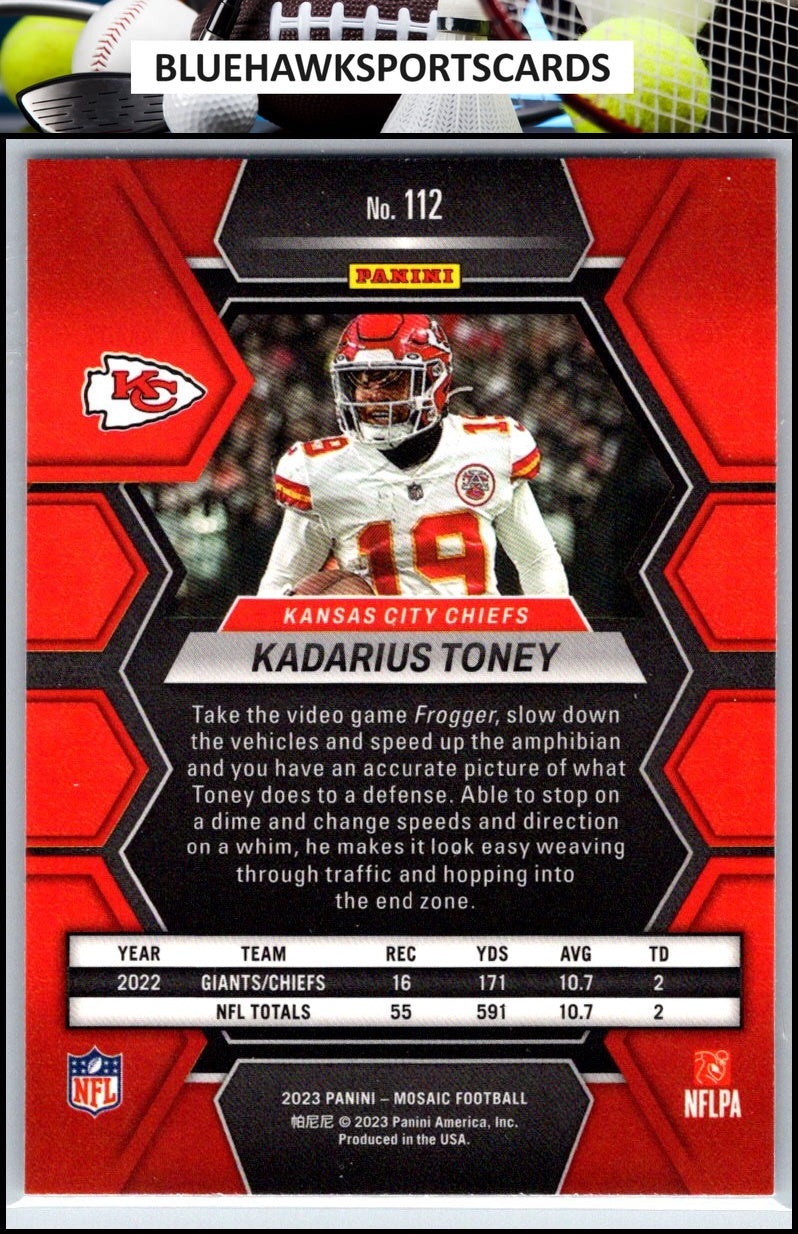 2023 Panini Mosaic #112 Kadarius Toney