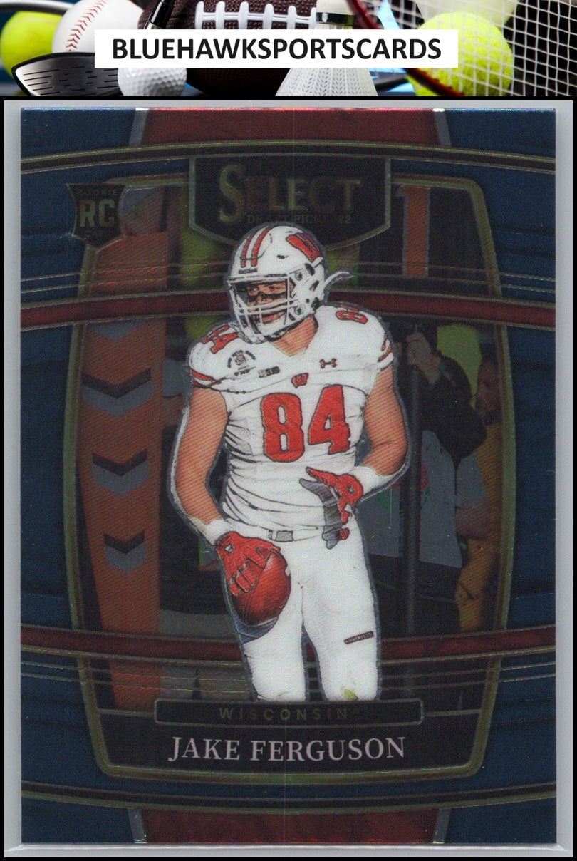 2022 Panini Select Draft Picks #24 Jake Ferguson Blue (Retail Base)