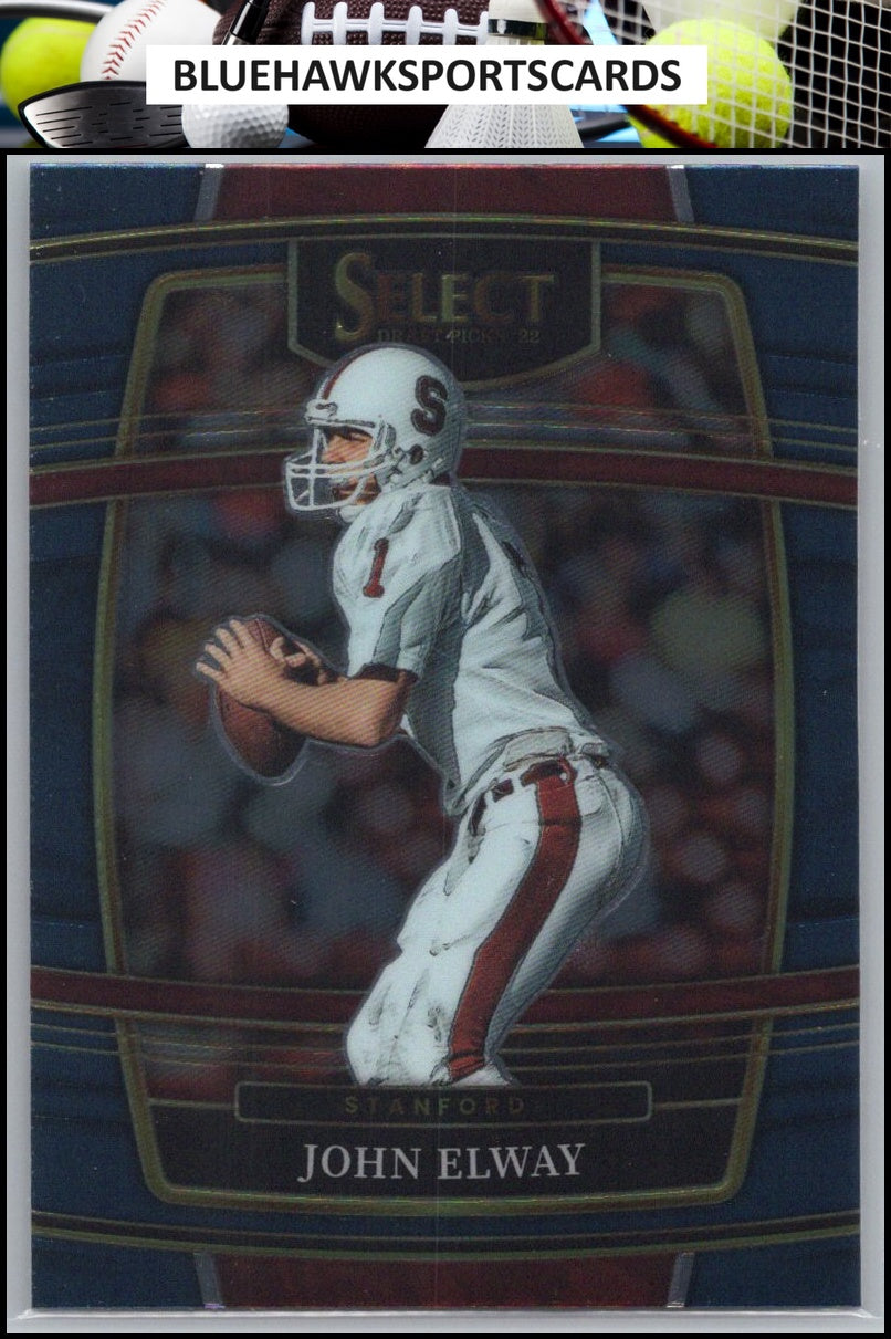 2022 Panini Select Draft Picks #69 John Elway Blue (Retail Base)