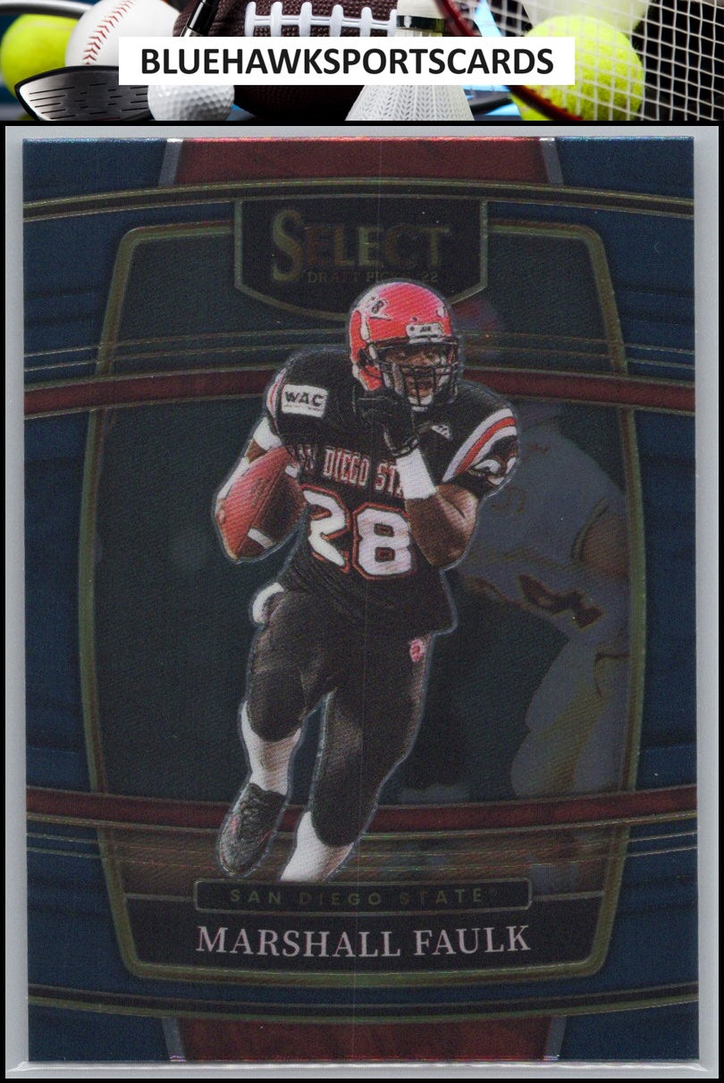 2022 Panini Select Draft Picks #66 Marshall Faulk Blue (Retail Base)