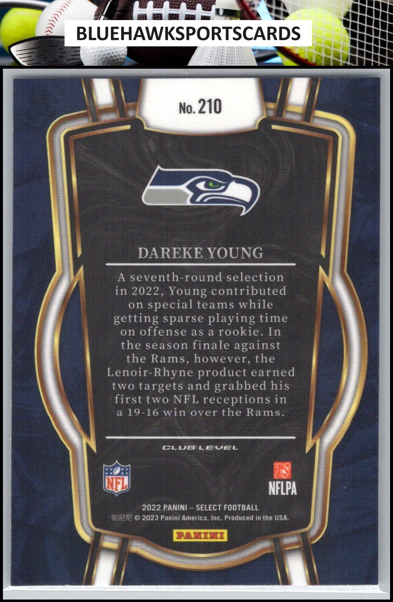 2022 Panini Select #210 Dareke Young