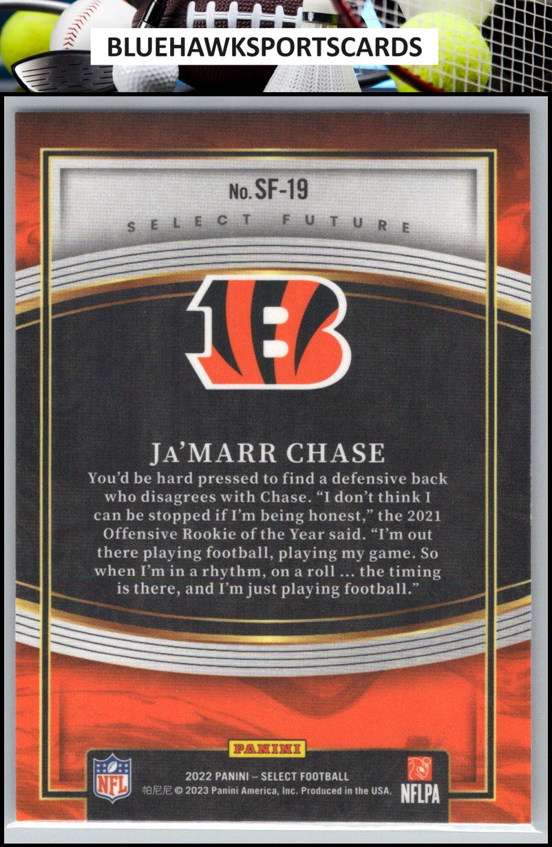 2022 Panini Select #SF-19 Ja'Marr Chase Select Future