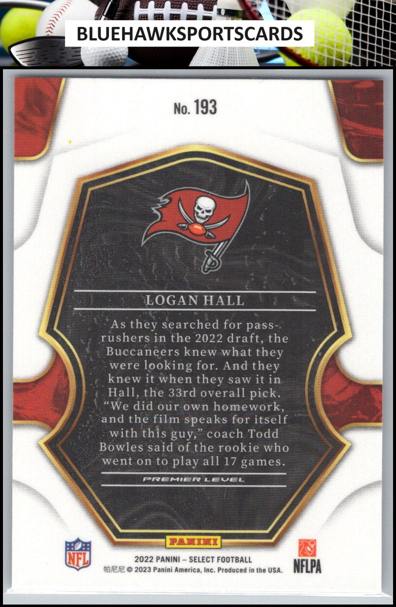 2022 Panini Select #193 Logan Hall