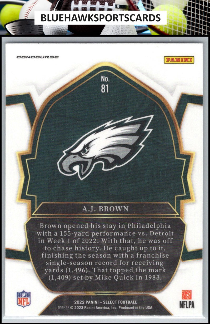 2022 Panini Select #81 A.J. Brown