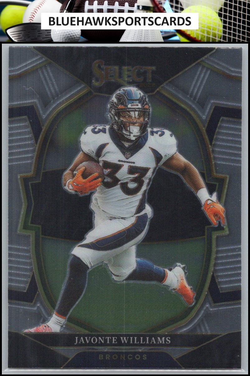 2022 Panini Select #24 Javonte Williams