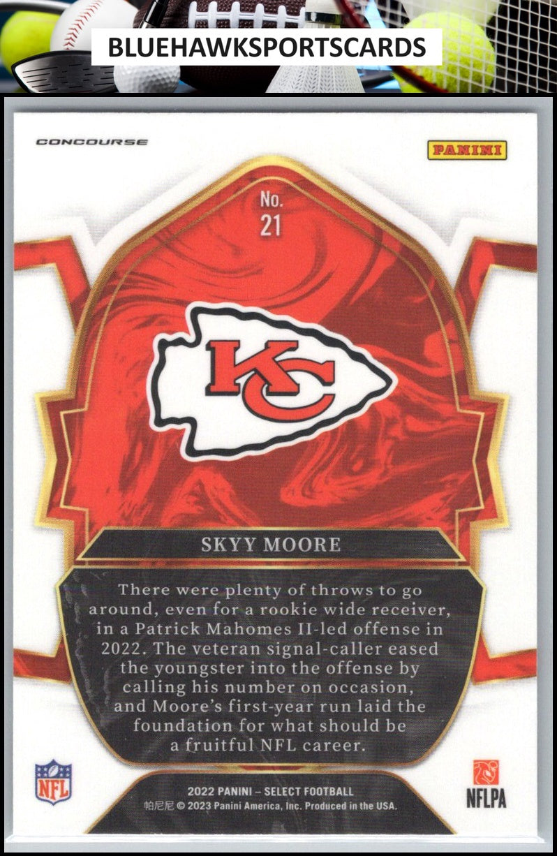 2022 Panini Select #21 Skyy Moore