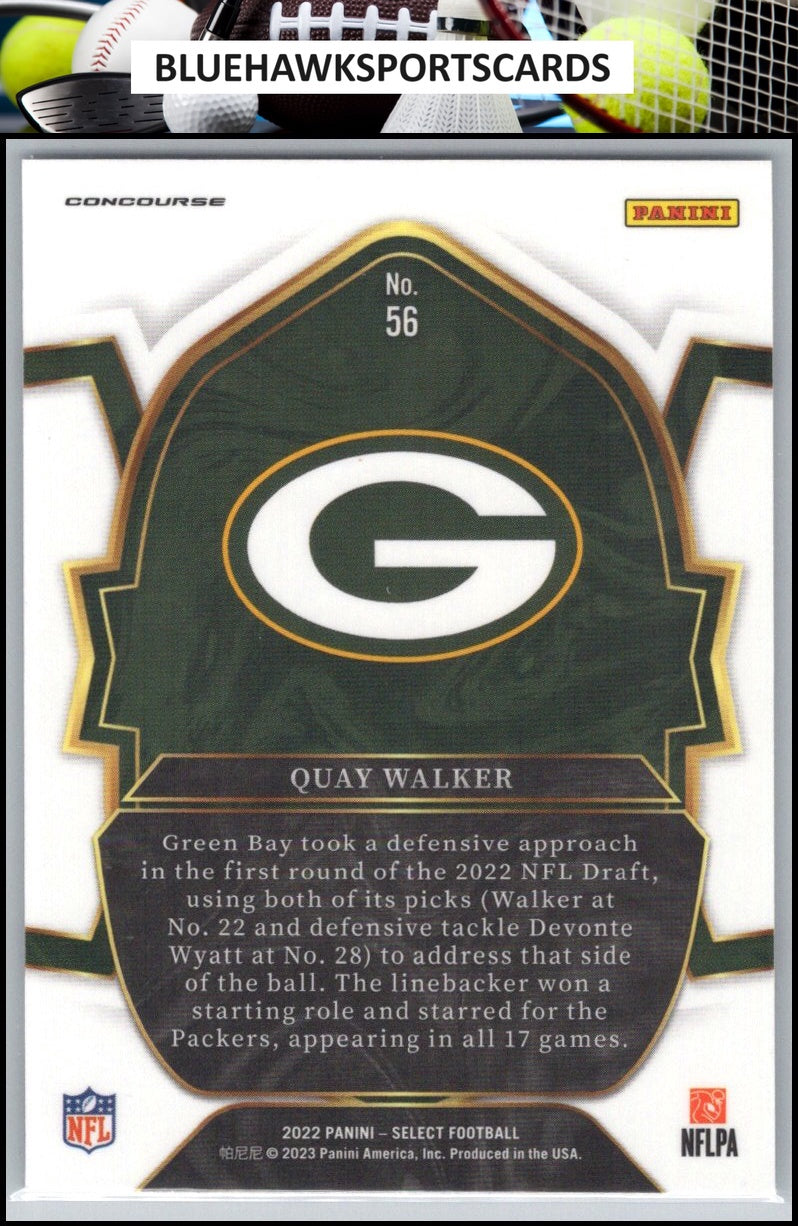 2022 Panini Select #56 Quay Walker