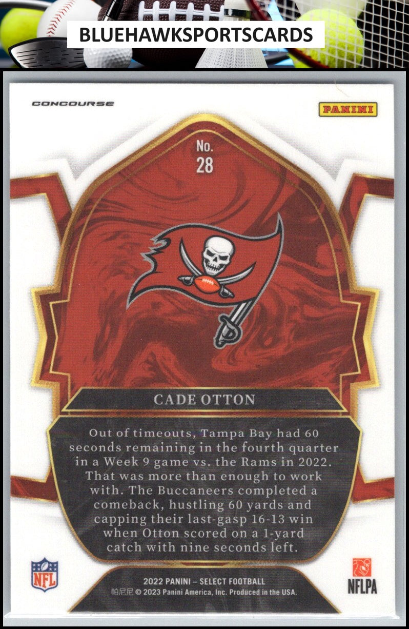 2022 Panini Select #28 Cade Otton