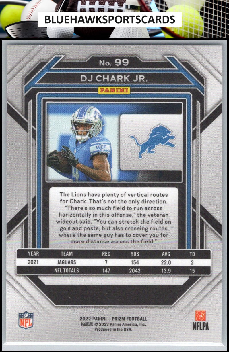 2022 Panini Prizm #99 DJ Chark Jr.
