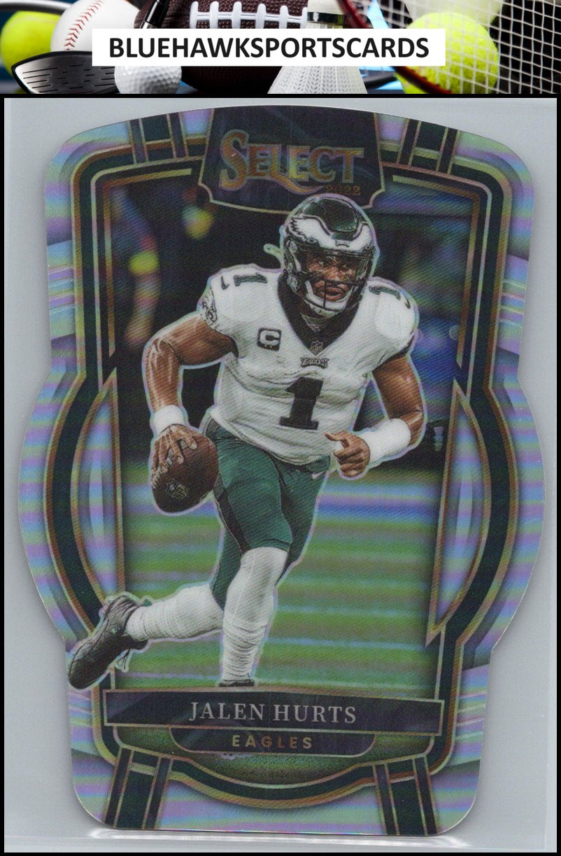 2022 Panini Select #219 Jalen Hurts Silver Prizm Die Cut