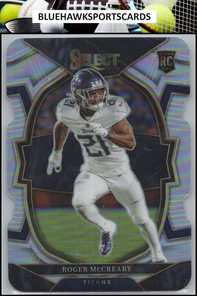 2022 Panini Select #40 Roger McCreary Silver Prizm Die Cut