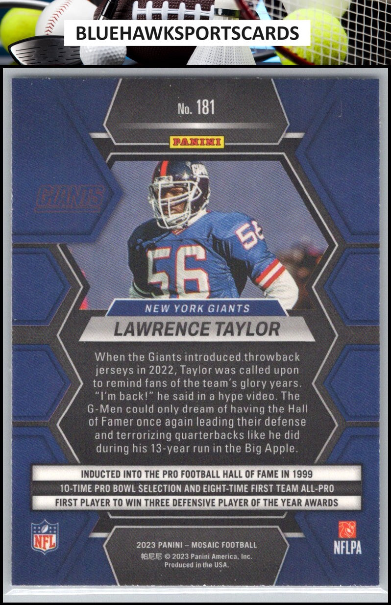2023 Panini Mosaic #181 Lawrence Taylor