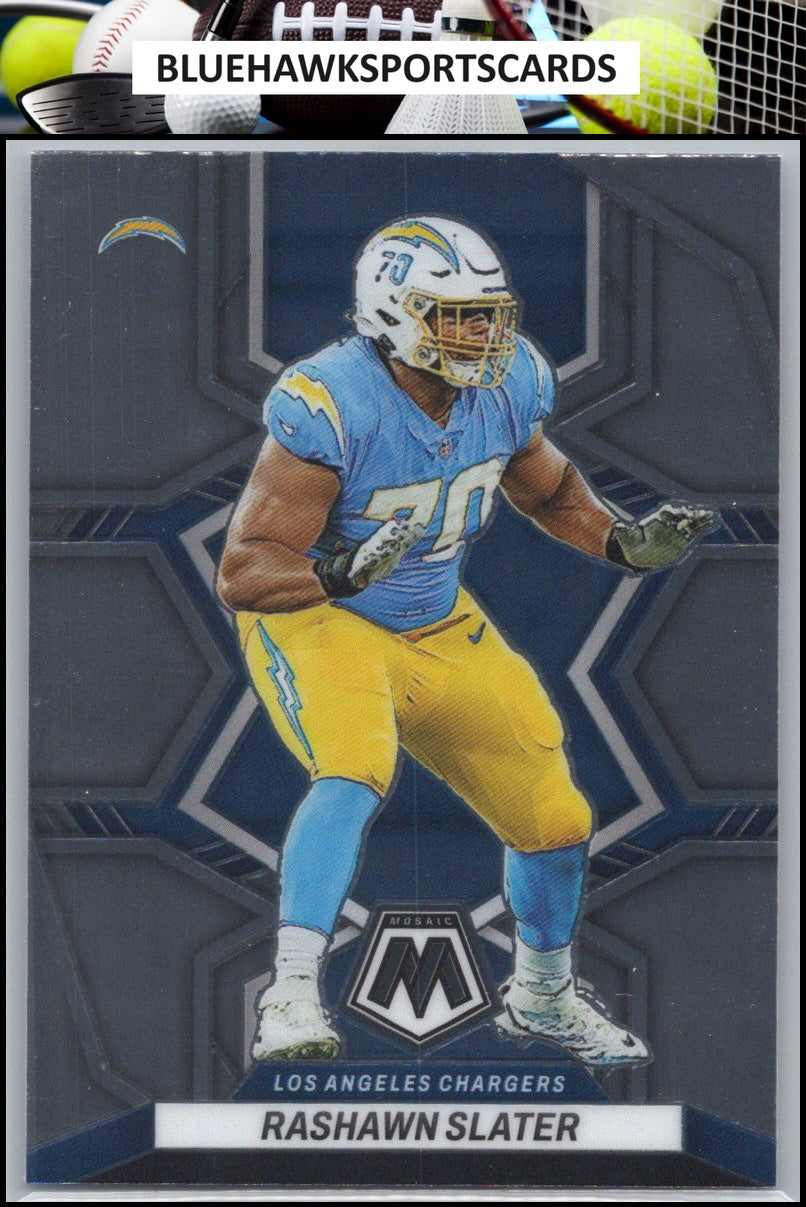 2022 Panini Mosaic #105 Rashawn Slater