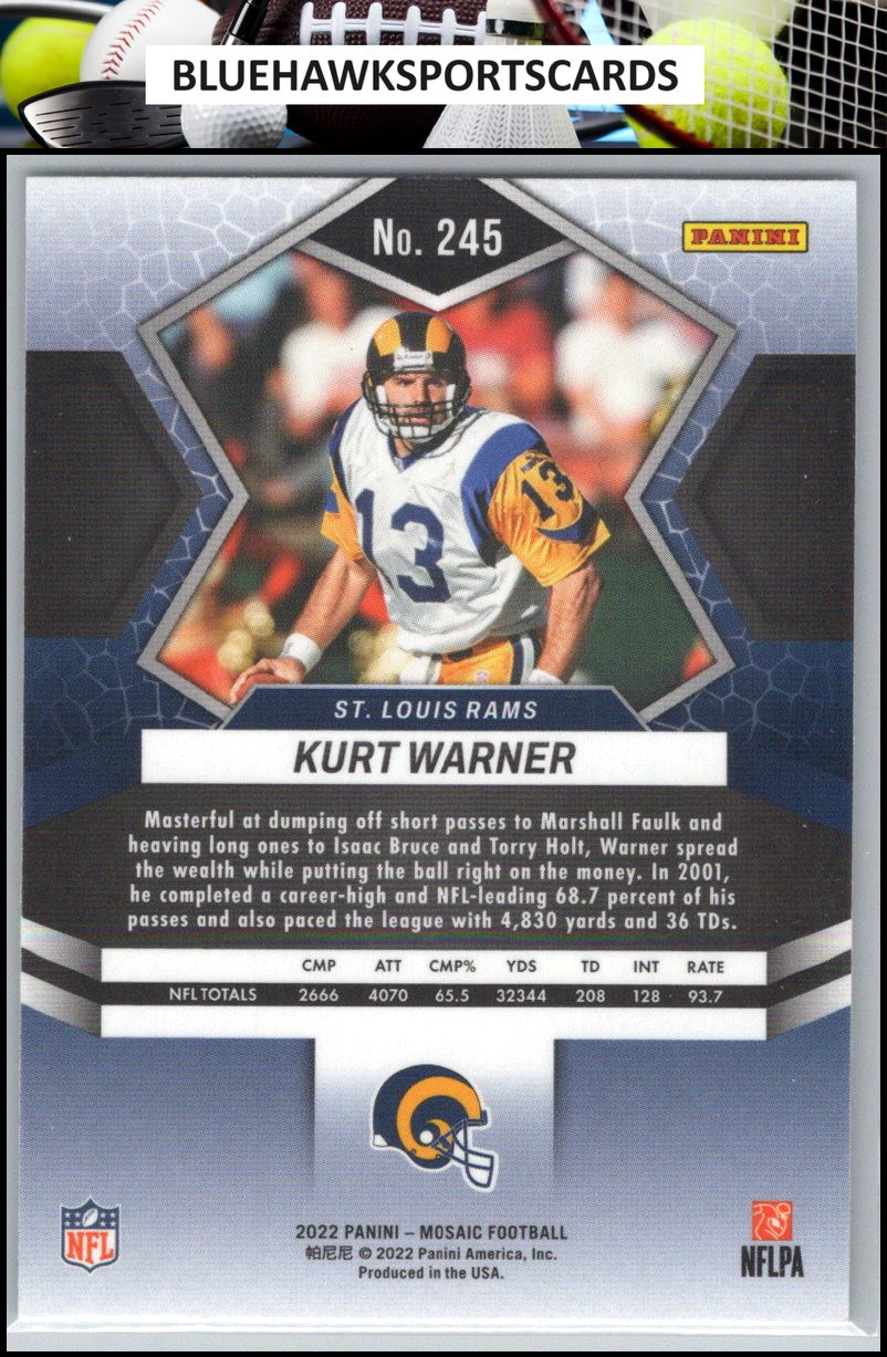 2022 Panini Mosaic #245 Kurt Warner