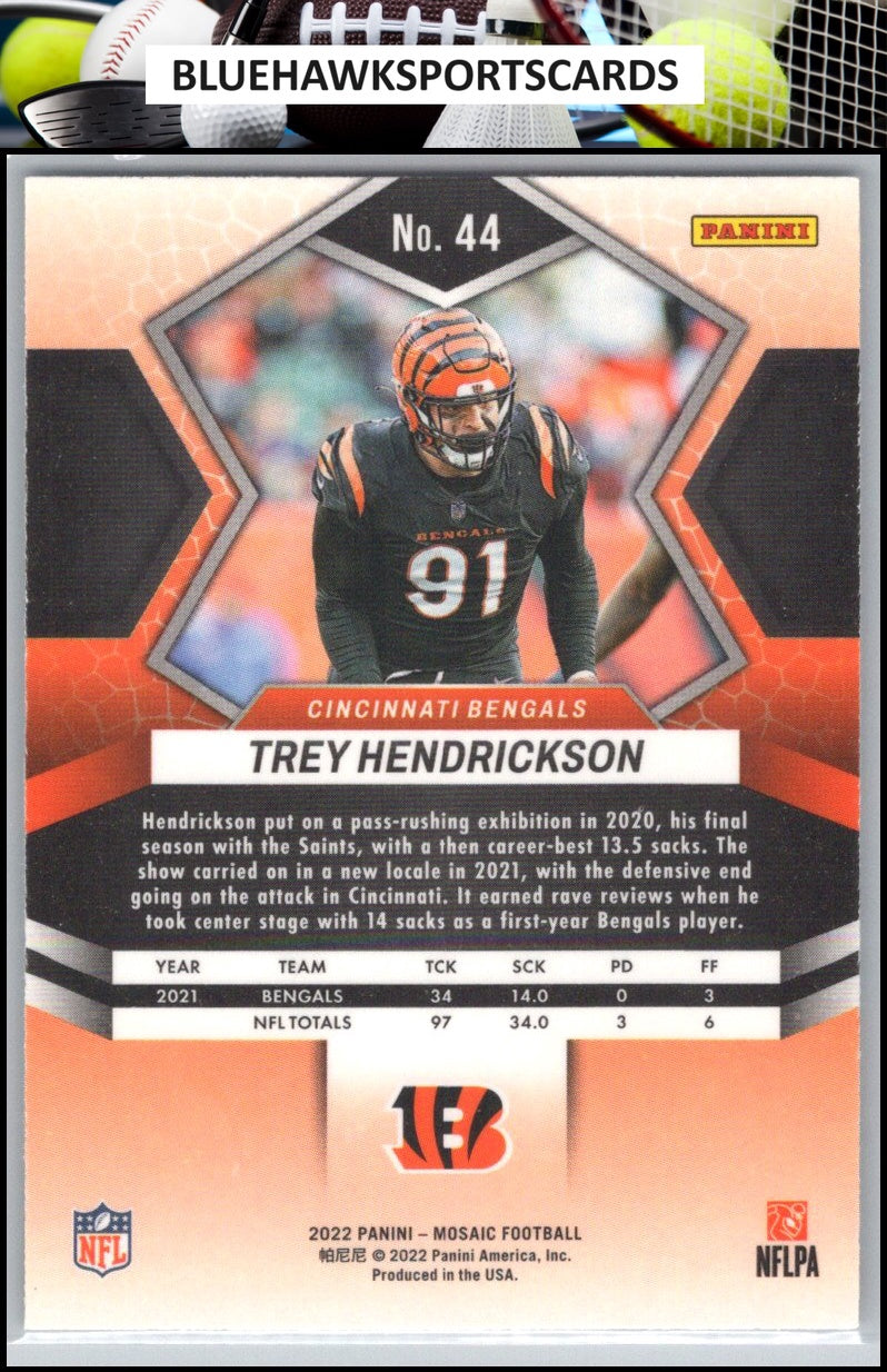 2022 Panini Mosaic #44 Trey Hendrickson