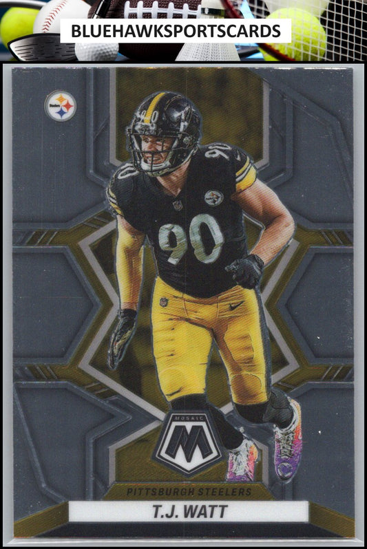 2022 Panini Mosaic #167 T.J. Watt