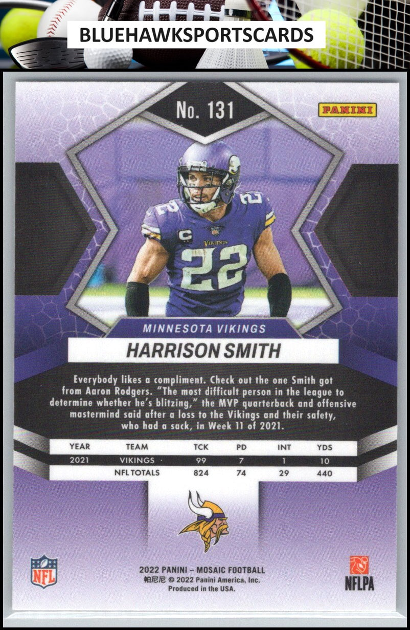 2022 Panini Mosaic #131 Harrison Smith