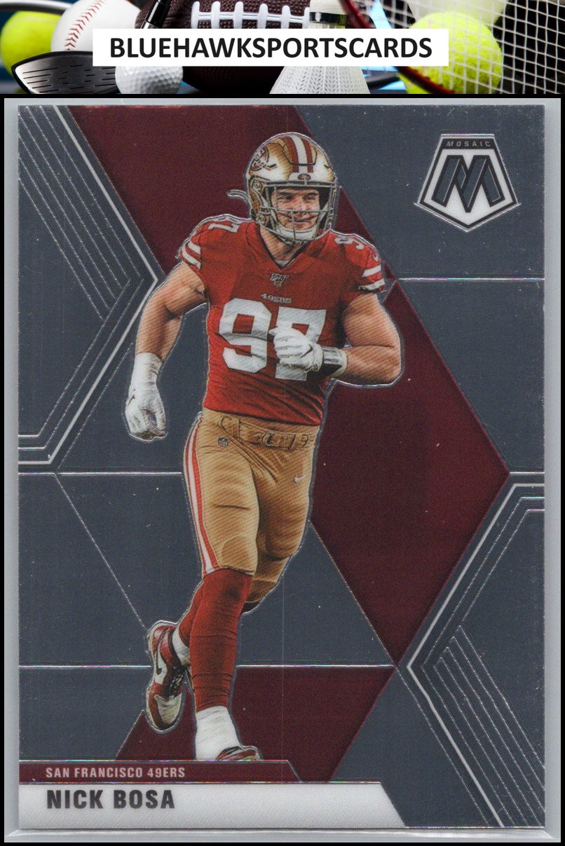 2020 Panini Mosaic #180 Nick Bosa