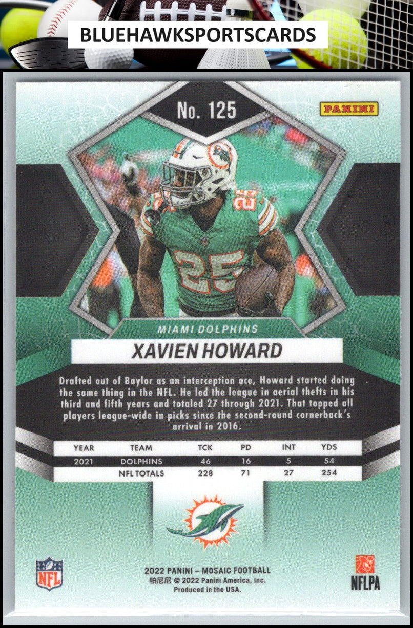 2022 Panini Mosaic #125 Xavien Howard