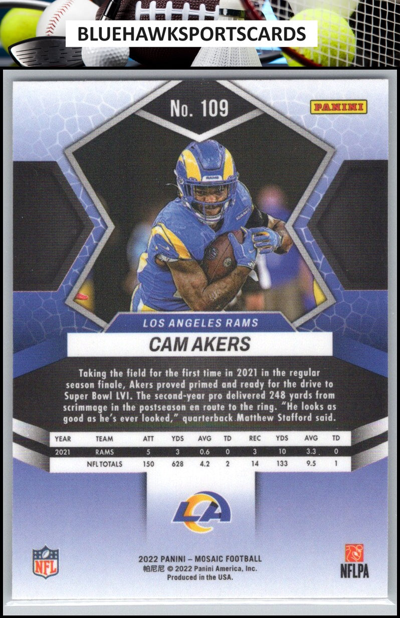 2022 Panini Mosaic #109 Cam Akers