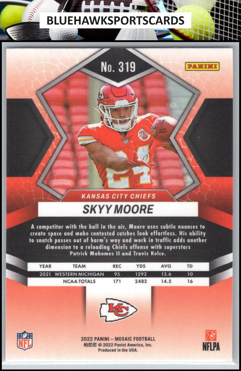 2022 Panini Mosaic #319 Skyy Moore