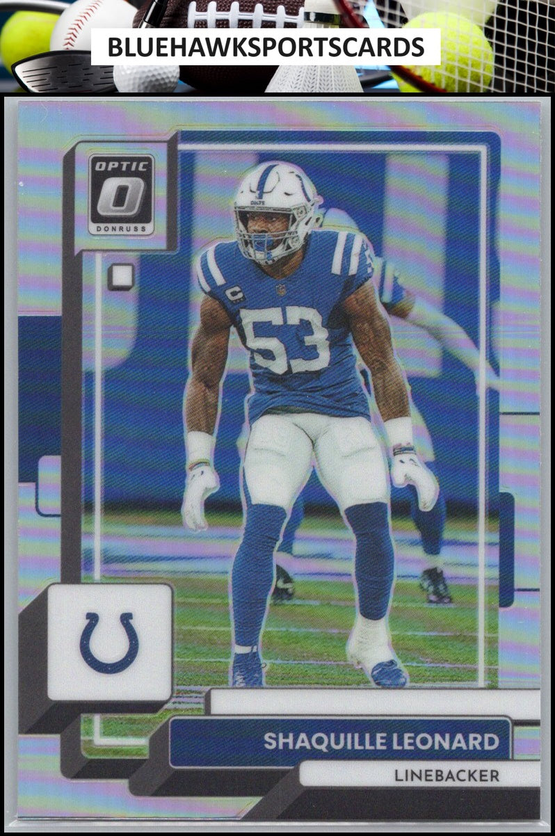 2022 Donruss Optic #85 Shaquille Leonard Holo