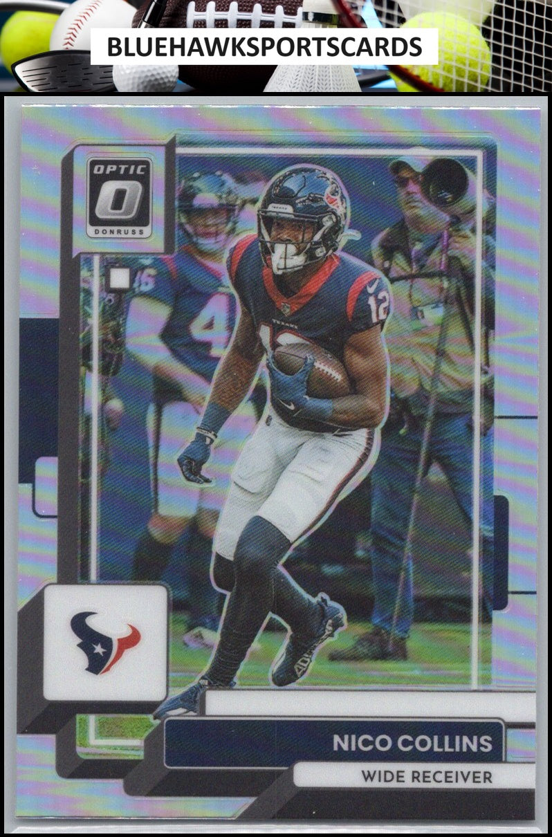 2022 Donruss Optic #79 Nico Collins Holo